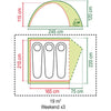 Coleman Tente 'Week End 3'