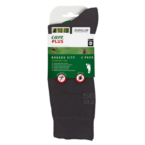 Photo de CarePlus® Chaussettes Anti-insectes  'Bugsox', Ville, Pack Double